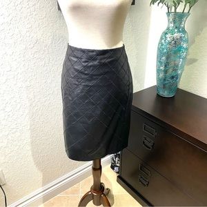 WHBM NWOT 100% leather skirt